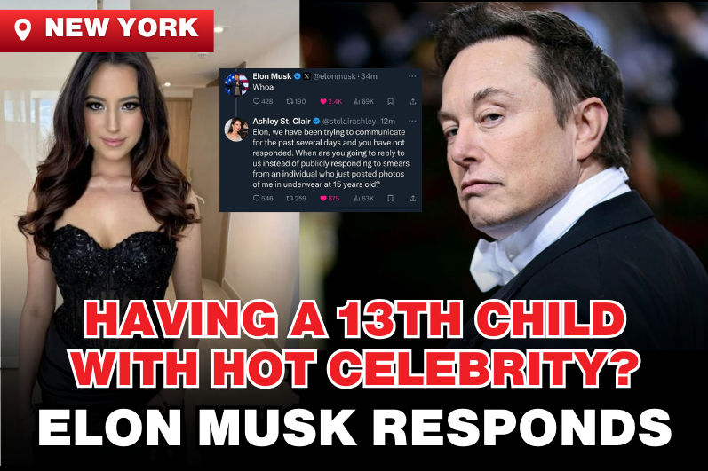 American influencer and writer St. Clair claims to have given birth to Musk’s 13th child five months ago | Having a child with a popular influencer? Musk’s response sparks her fury