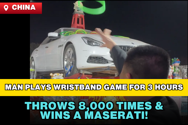 Chinese Ring-Toss Booth Offers Maserati as a Prize – Man Wins One-Year Usage for 240 MYR